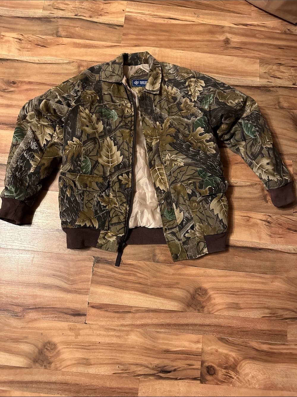 Camouflage Bomber Jacket - Green/Brown